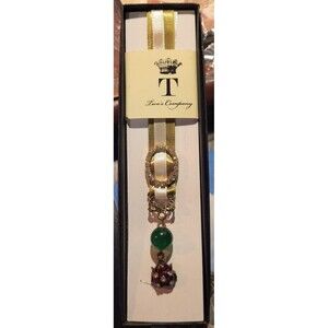 Bookmark Abbesses Austrian Crystal Ribbon from Two's Company